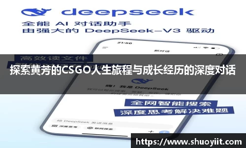 探索黄芳的CSGO人生旅程与成长经历的深度对话