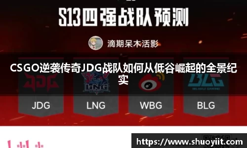CSGO逆袭传奇JDG战队如何从低谷崛起的全景纪实