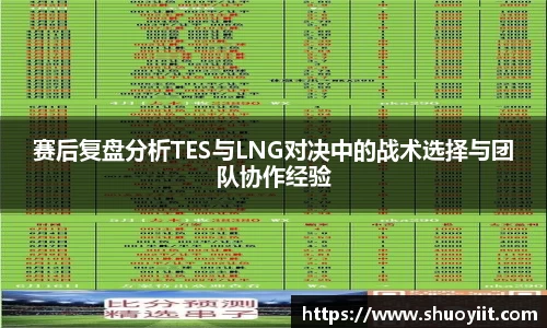 赛后复盘分析TES与LNG对决中的战术选择与团队协作经验