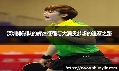 深圳排球队的辉煌征程与大满贯梦想的追逐之路